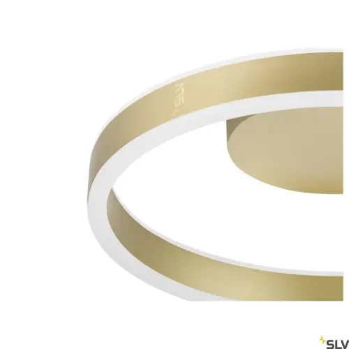 ONE Lampe murale/plafonnier ronde 130° laiton