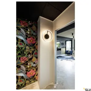 ONE Candeeiro de parede/teto Redondo 130° Preto