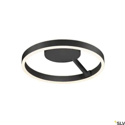 ONE Lámpara Pared/Techo Redonda 130° Negro