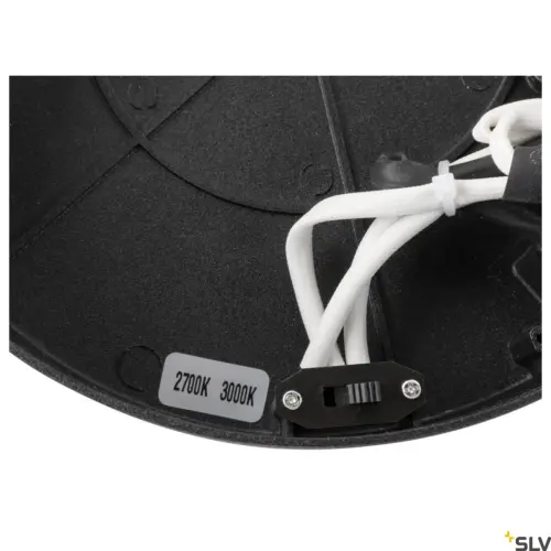 ONE Lámpara Pared/Techo Redonda 130° Negro