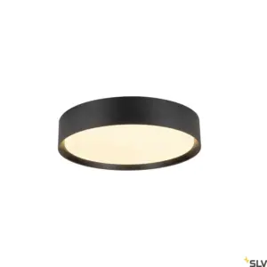 DECONA Lampe murale/plafonnier ronde noire