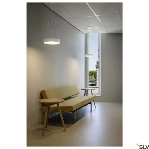 Candeeiro de parede/teto redondo branco/dourado DECONA