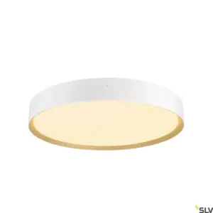 DECONA Round White/Gold Wall/Ceiling Lamp