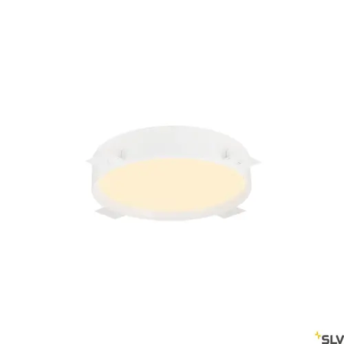 DECONA Lampe murale/plafonnier ronde blanche