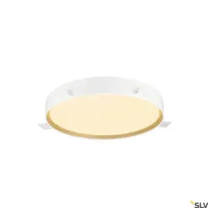 DECONA Round White/Gold Wall/Ceiling Lamp