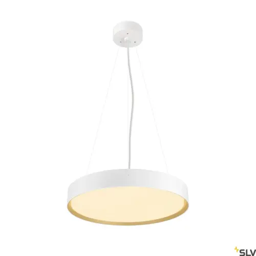 DECONA Round White/Gold Wall/Ceiling Lamp
