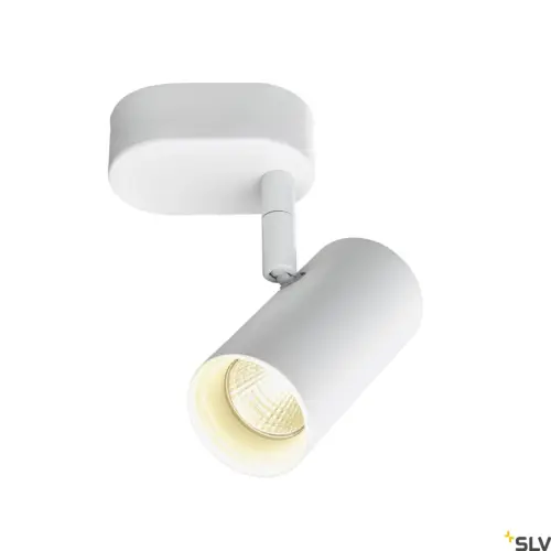 NOBLO® Single Round White Wall/Ceiling Lamp