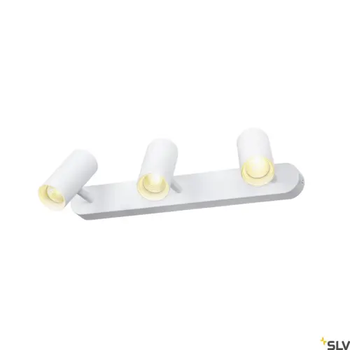 NOBLO® Applique/plafonnier triple rond blanc