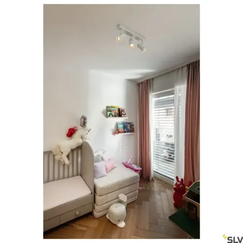 NOBLO® Applique/plafonnier triple rond blanc