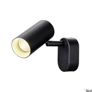 NOBLO® Luminaire mural/plafonnier simple rond noir