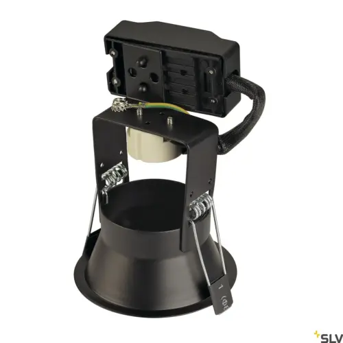 HORN 1 lampe ronde encastrée Noir