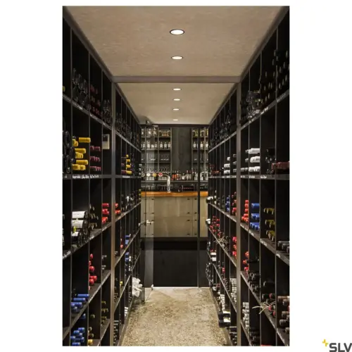 HORN 1 lampe ronde encastrée Noir