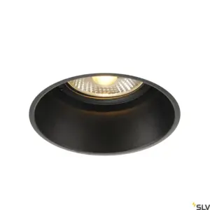 HORN-T Lampe ronde noire