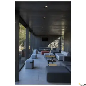 HORN-T Lampe ronde noire