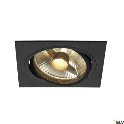 NOUVEAU TRIA 1 lampe carrée noire