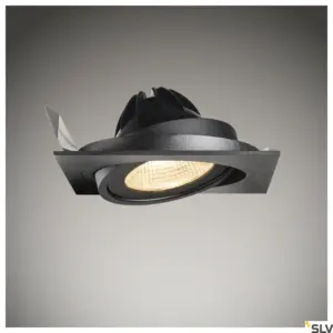 NOUVEAU TRIA 1 lampe carrée noire