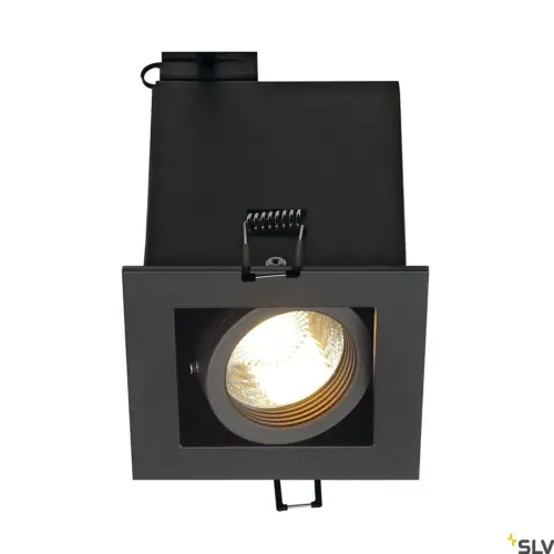 KADUX 1 Candeeiro Quadrado Preto