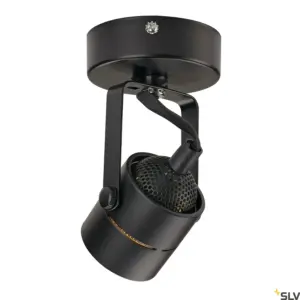 Candeeiro de parede/teto SPOT 79 Redondo Preto