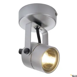 SPOT 79 Lampe murale/plafonnier ronde gris argenté