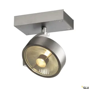 KALU Wall/Ceiling Lamp Monobloc Brushed Aluminium