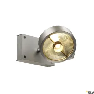 KALU Wall/Ceiling Lamp Monobloc Brushed Aluminium