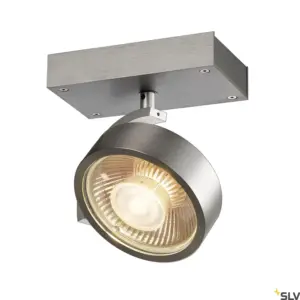 KALU Wall/Ceiling Lamp Monobloc Brushed Aluminium