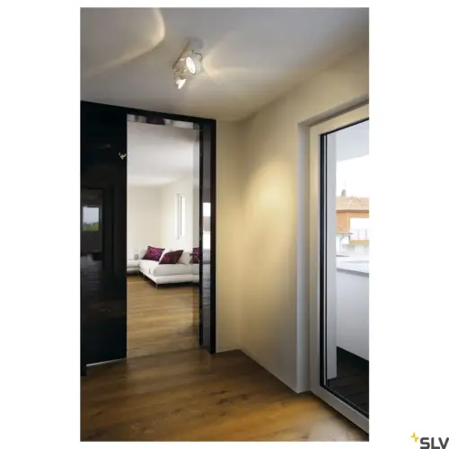 KALU Lampe murale/plafonnier Triple blanc mat