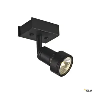 PURI 1 Applique/plafonnier Monobloc Noir Mat