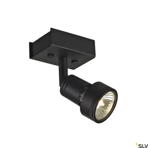 PURI 1 Applique/plafonnier Monobloc Noir Mat