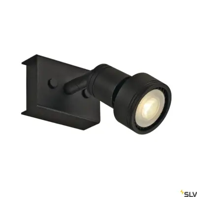 PURI 1 Wall/Ceiling Lamp Monobloc Matt Black