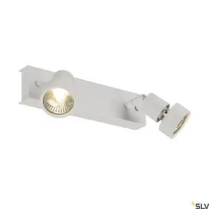 PURI 2 Wall/Ceiling Lamp Double Heads Matt White
