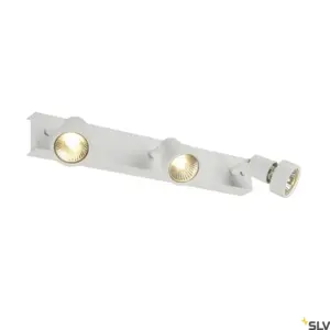 PURI 3 Candeeiro de parede/teto Cabeça tripla Branco mate