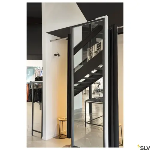 INDA Spot mural/plafonnier noir mat