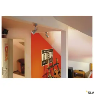 INDA Projetor de parede/teto em alumínio escovado