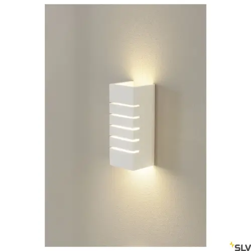 APLIQUE PLASTRA Aplique/Techo Cuadrado Blanco