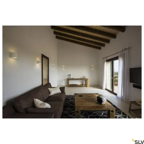 PLASTRA 104 Wall/Ceiling Lamp Round White