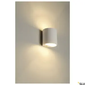 PLASTRA 104 Wall/Ceiling Lamp Round White