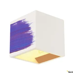 PLASTRA Lampe murale/plafonnier carré blanc