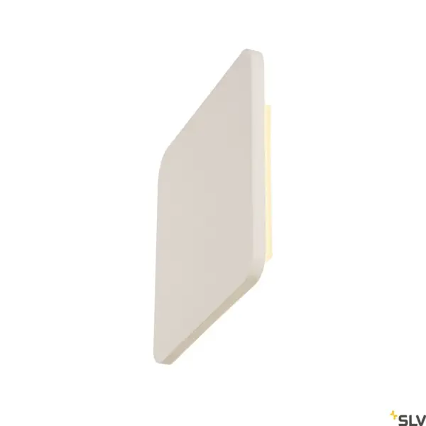 PLASTRA SQUARE Lámpara Pared/Techo Cuadrado Yeso Blanco