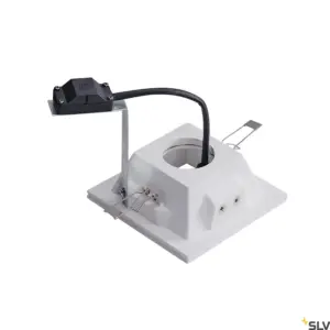 PLASTRA Lampe carrée blanche