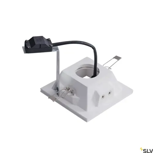 PLASTRA Lampe carrée blanche