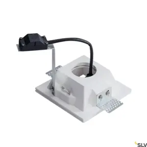 PLASTRA Lampe carrée blanche