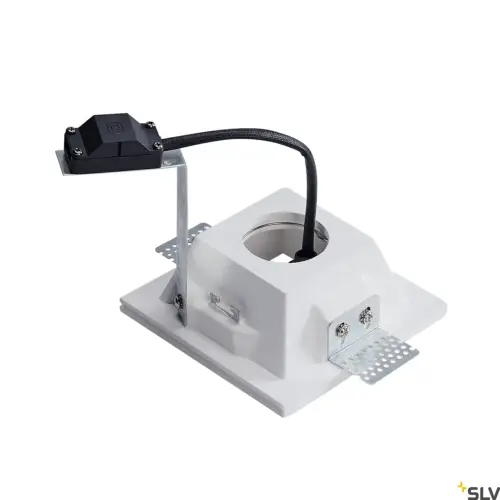 PLASTRA Lampe carrée blanche