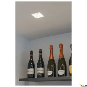 PLASTRA Lampe carrée blanche