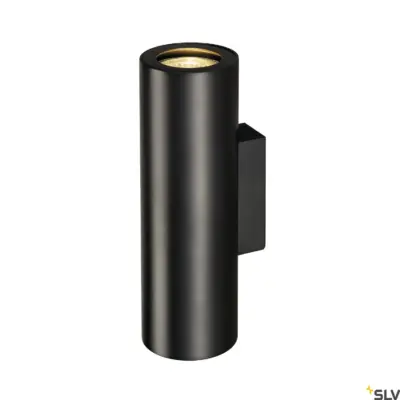 ENOLA_B Lampe murale/plafonnier ronde noire