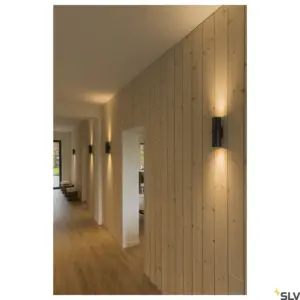 ENOLA_B Candeeiro de parede/teto redondo Preto