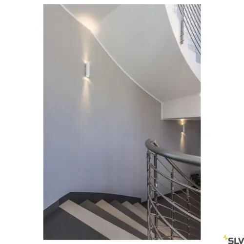 ENOLA_B Candeeiro de parede/teto redondo branco