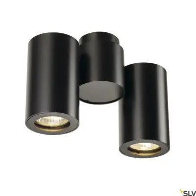 ENOLA_B Wall/Ceiling Lamp Double Head Black