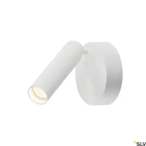 KARPO Lampe ronde blanche pour mur/plafond, simple foyer, blanc