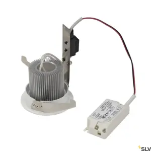 Lampe LED ronde blanche CONTONE